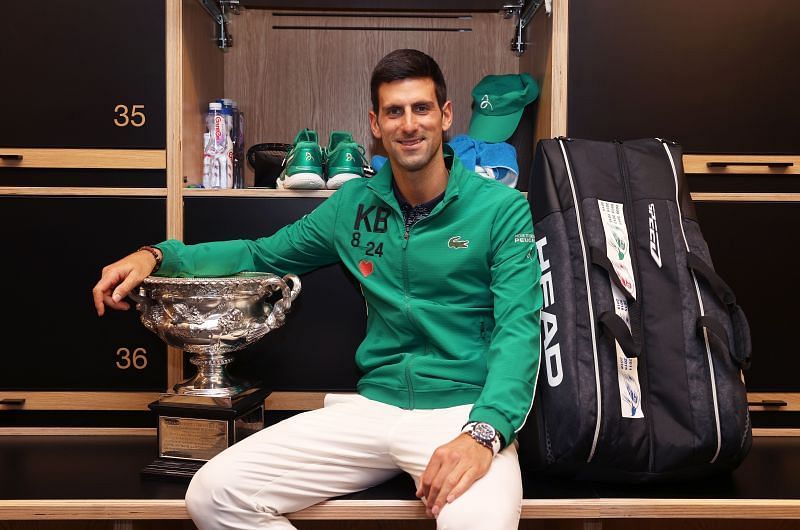 Novak Djokovic s titulem Australian Open.