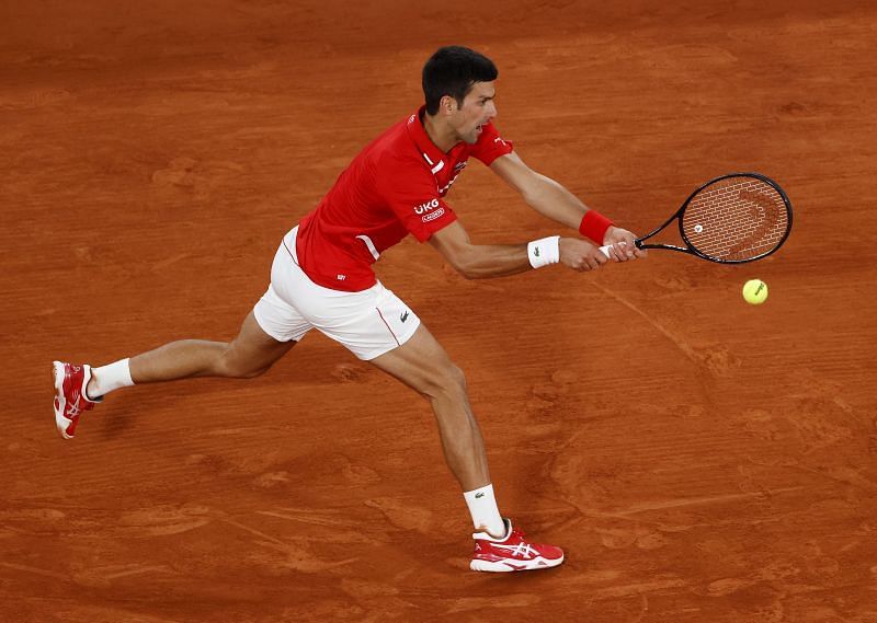 Novak Djokovic na French Open 2020