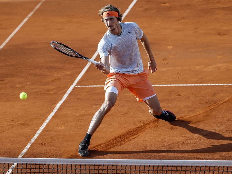 Alexander Zverev spelade några matcher på Adria Tour