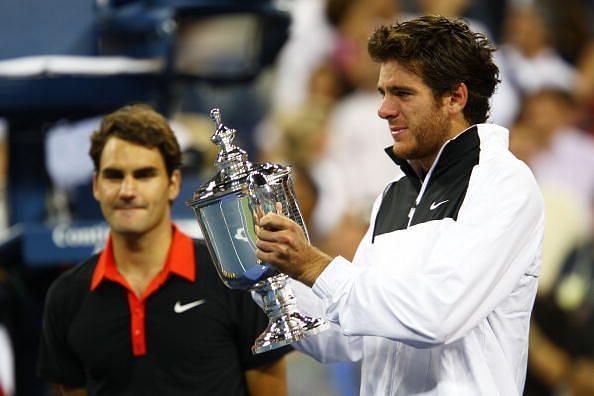 2009. aasta US Openi finaalis lõpetas Del Potro Federeri