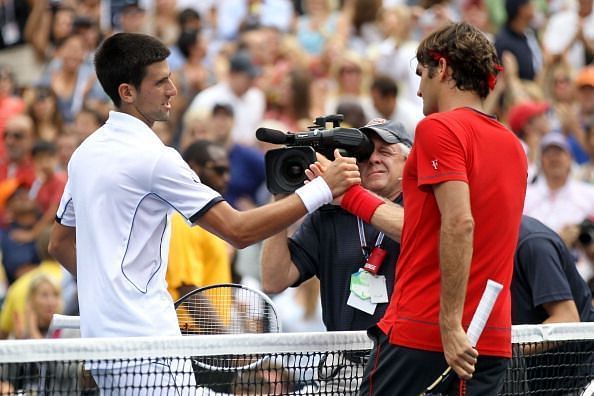 2011. aastal peetud US Openi poolfinaalis langes Federer Djokovicile