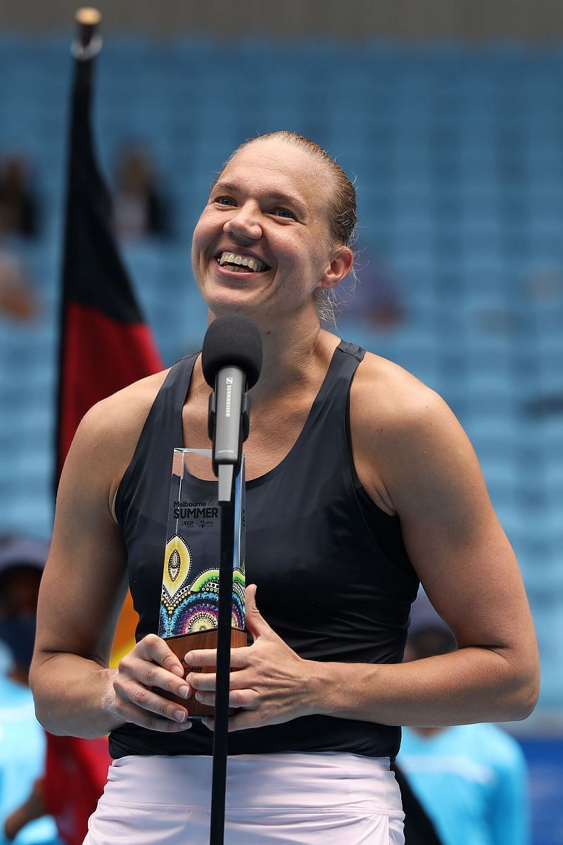 Kaia Kanepi en el 2021 WTA 500 Gippsland Trophy