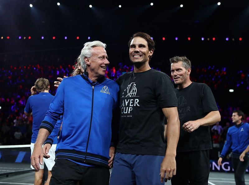 Bjorn Borg s Rafaelem Nadalem