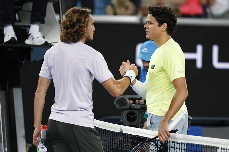 Stefanos Tsitsipas kraschade ut till Milos Raonic i Melbourne