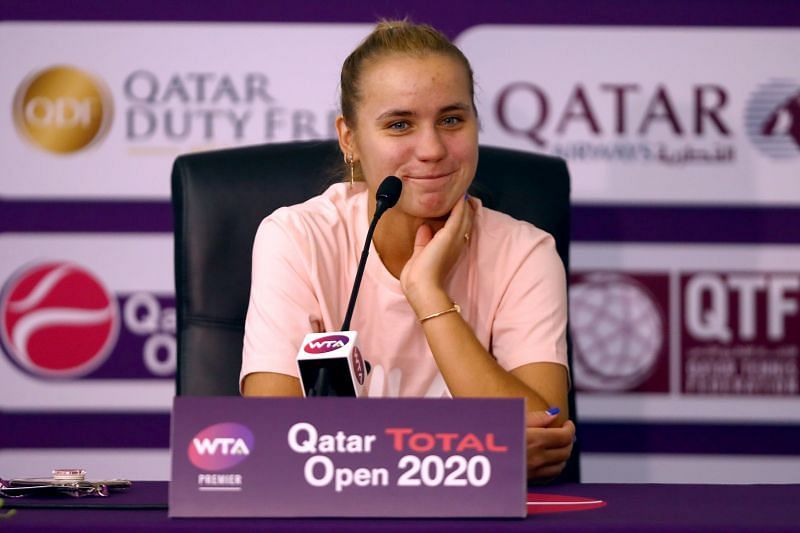 София Кенин на Qatar Total Open 2020