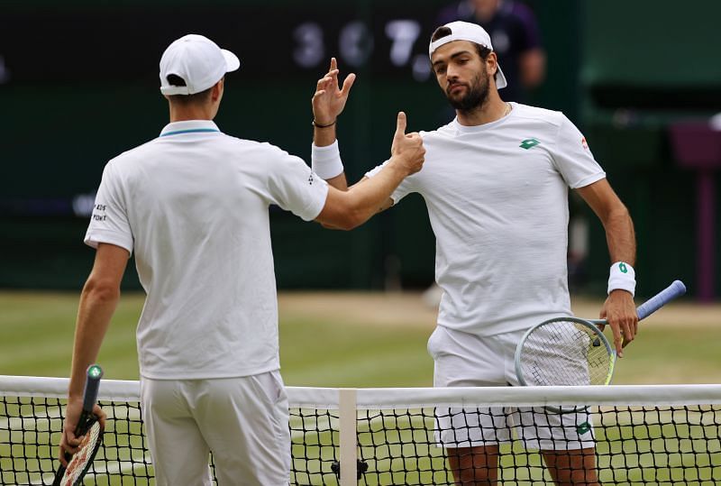 Novak Djokovic은 8강전에서 Hubert Hurkacz 또는 Matteo Berrettini와 대결할 수 있습니다.