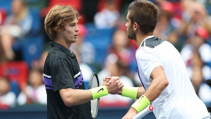 Andrey Rublev vyhrál všechna tři předchozí setkání proti Borna Coric