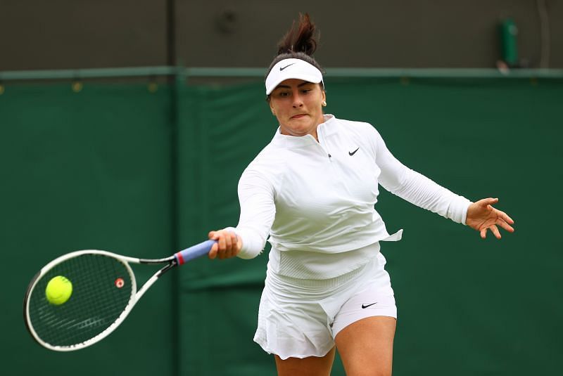 Bianca Andreescu ve Wimbledonu 2021