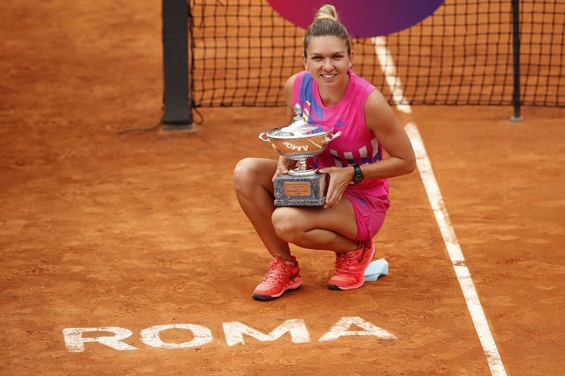 Simona Halepová s titulem Italian Open 2020