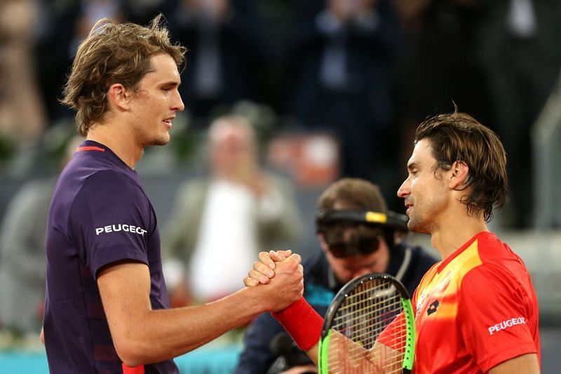 Alexander Zverev (izq.) Y David Ferrer