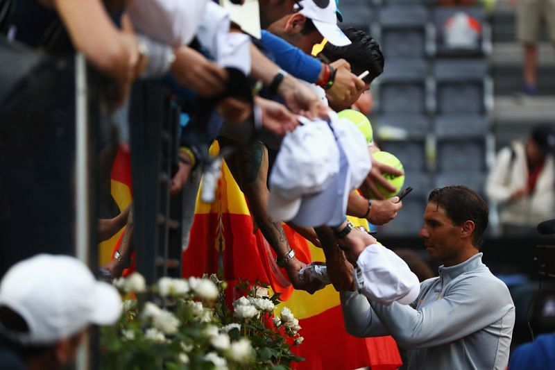 Rafael Nadal mancherà la legione dei suoi sostenitori alla Roma quest