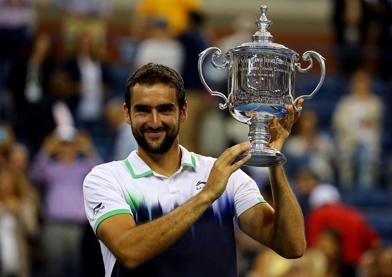 Marin Cilic s trofejou US Open 2014