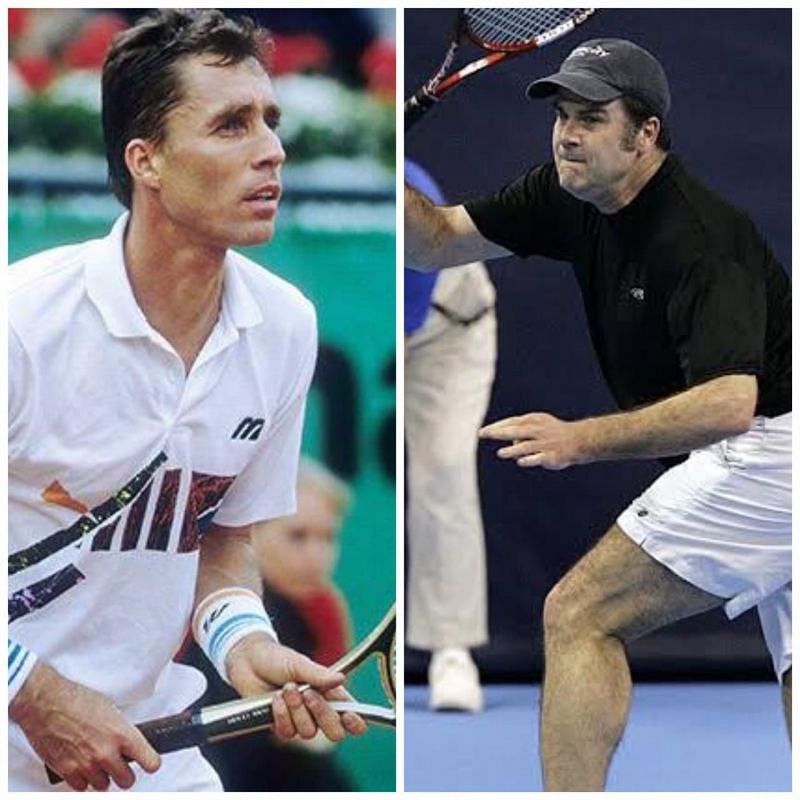 Lendl (vlevo) nikdy neprohrál s Mayotte v 17 setkáních