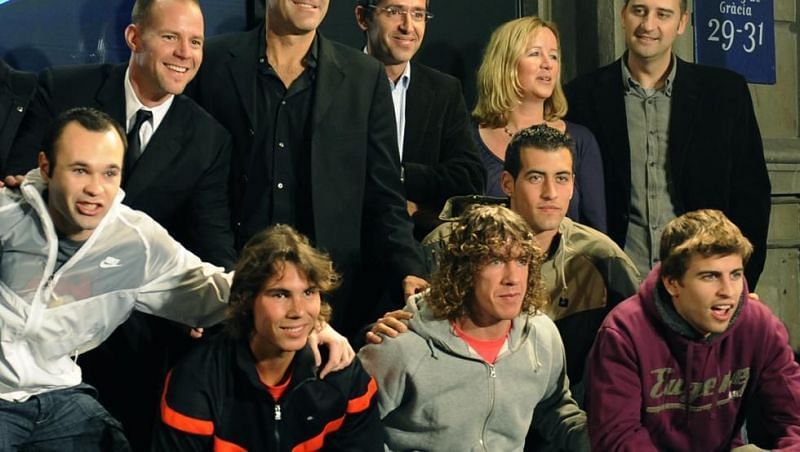 Rafael Nadal porazil řadu španělských fotbalových legend