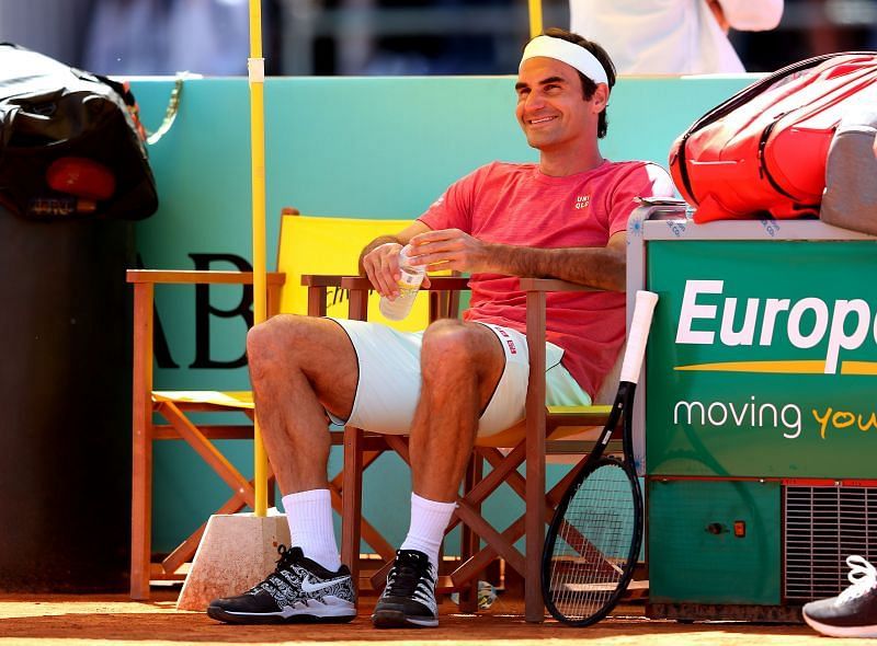 Rogeris Federeris treniruočių metu paprastai yra atsipalaidavusi siela