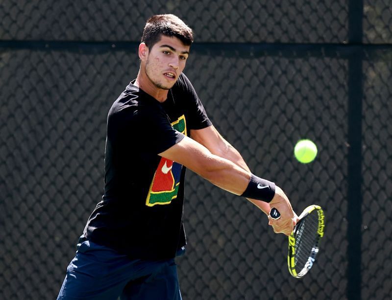 Carlos Alcaraz na Winston-Salem Open 2021