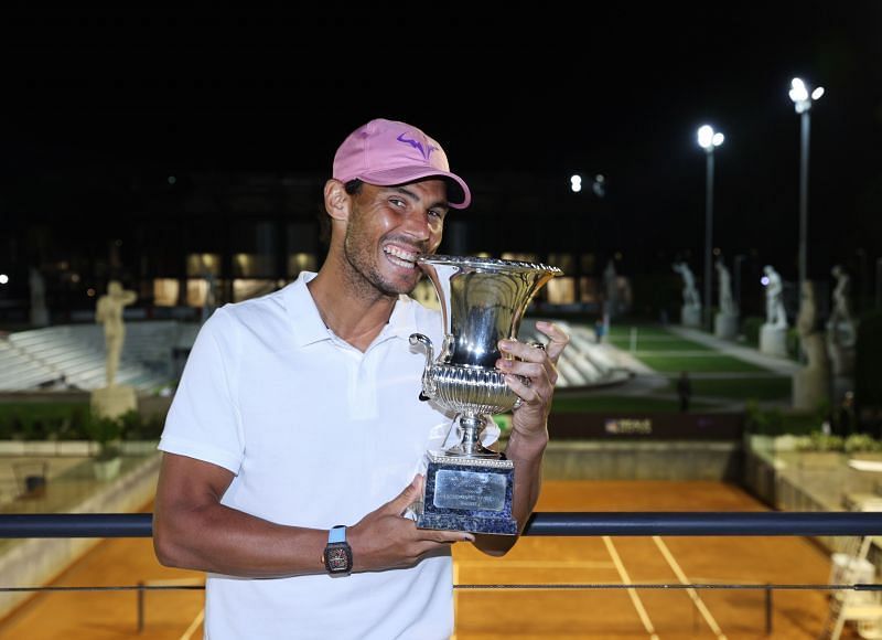 Rafael Nadal s titulem Italian Open 2021