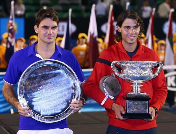 Nadal naposledy vyhrál Australian Open v roce 2009, když porazil Rogera Federera