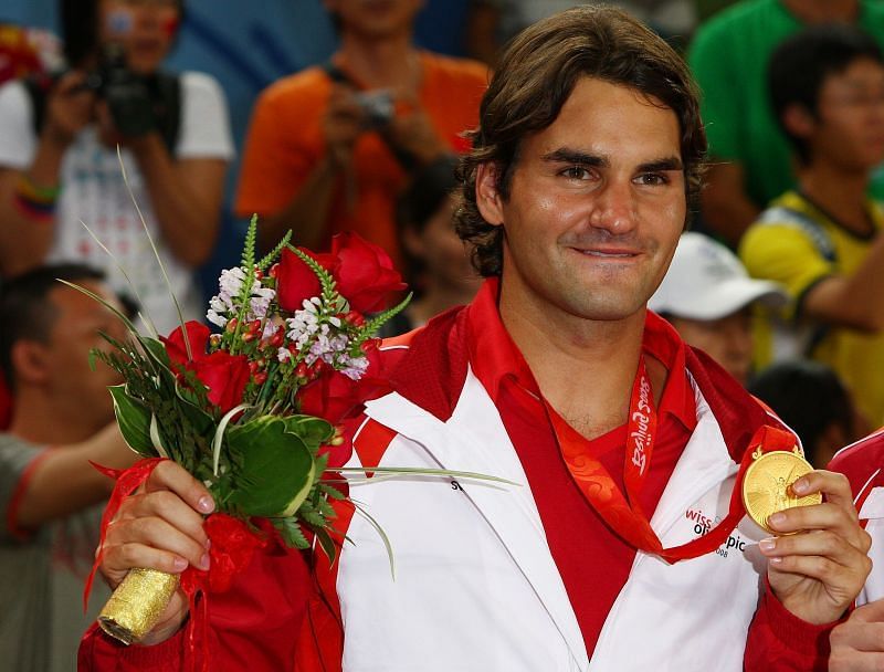 Roger Federer ganó la medalla de oro en hombres