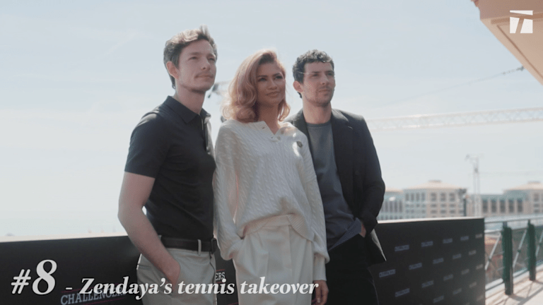 8. Zendaya's tennis takeover: The sport's mainstream appeal continues to grow—watch out, pickleball!