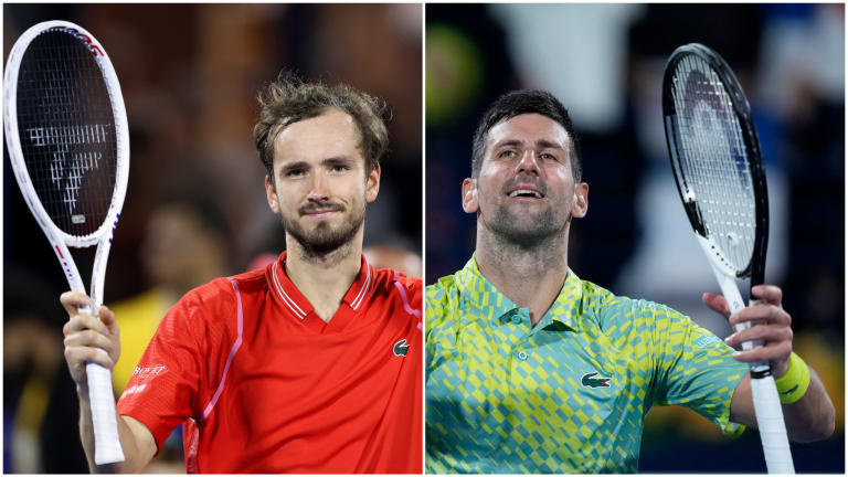 ¡No hay escasez de forma aquí! Novak Djokovic y Daniil Medvedev a duelo en Dubái