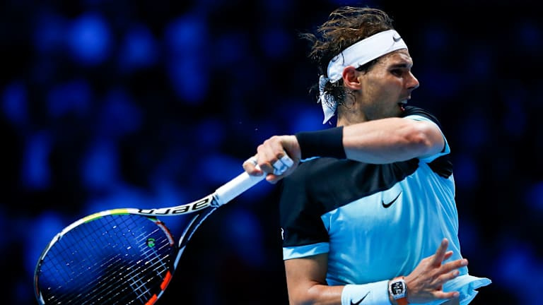Rafa lutou contra Andy Murray e uma multidão partidária de Londres em 2015.