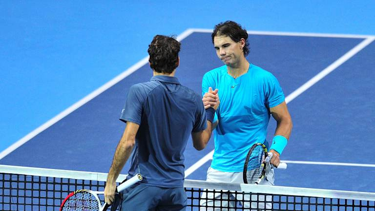 Paraíso de Nadal e quadras duras cobertas't always mixed, but he took down Roger Federer on one in 2013.