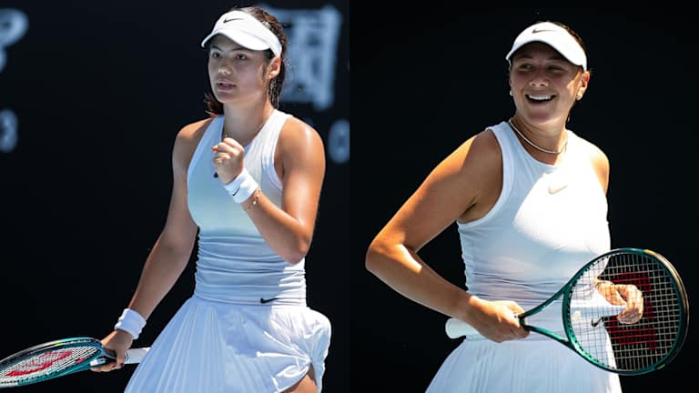 Emma Raducanu, de 22 años, y Amanda Anisimova, de 23, ya han tenido altibajos en sus carreras.