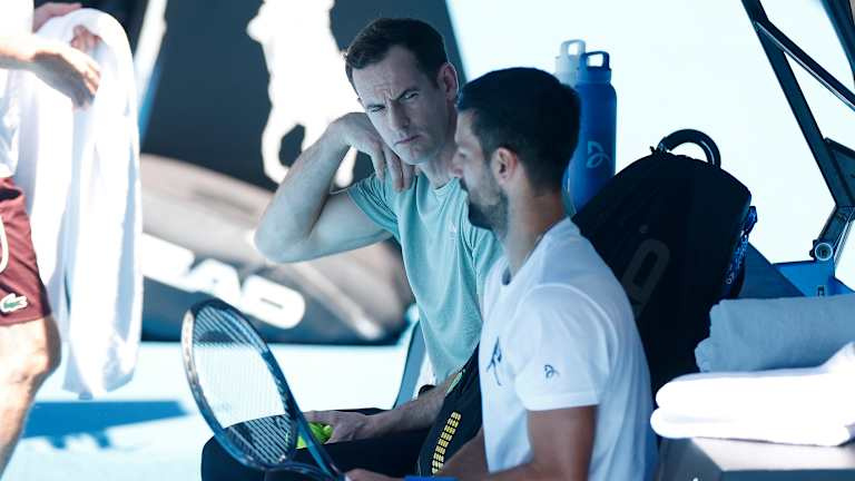 Australian Open marchează debutul lui Andy Murray în rolul lui Djokovic's coach.