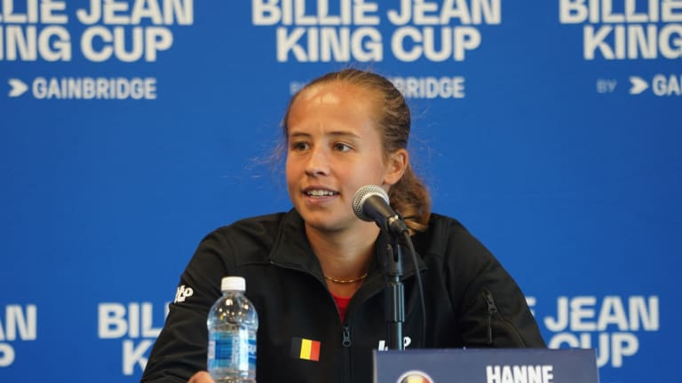   Vanderwinkel a fait peur à Emma Navarro vendredi soir, mais n'a pas pu't summon the same tennis against Pegula on Saturday afternoon.