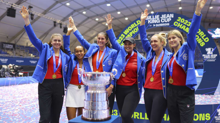 Canada viert feest met de Billie Jean King Cup 2023.