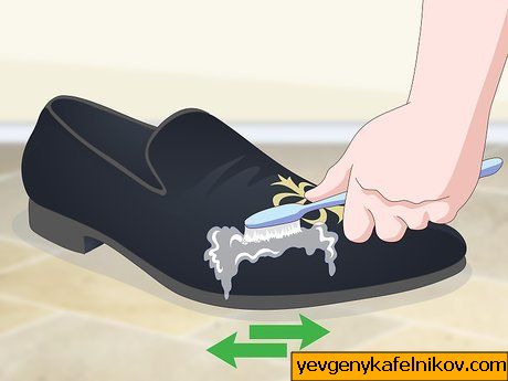 Attēls ar virsmu Clean Velvet Shoes 3. darbība