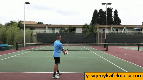 Tennis Serve Toss - Slice Serve Platzierung