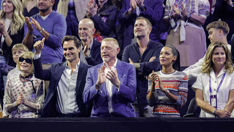 Anna Wintour, Roger Federer și Boris Becker s-au numărat printre vedetele care s-au bucurat de cele mai bune locuri în casă la Berlin 2024.