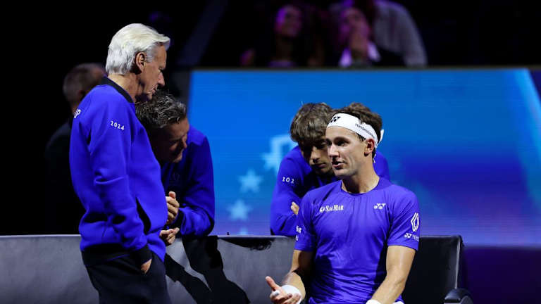 Casper Ruud se četiri puta natjecao pod Borgom na Laver Cupu.
