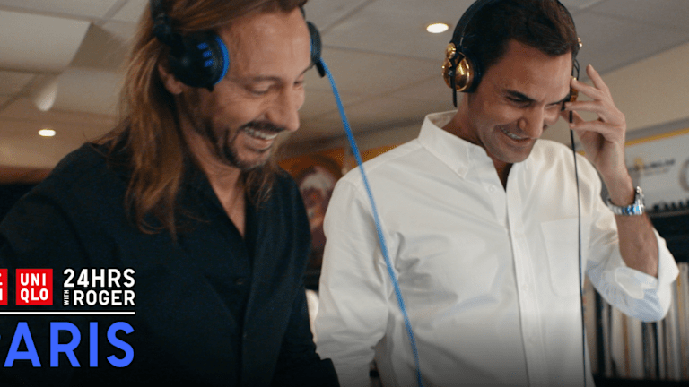 DJ Bob Sinclar ve Roger Federer yeni hitlerini seslendiriyor"Roger mix".