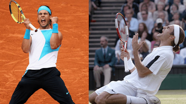 Федерер и Надал не само са Федерер и Надал's careers so closely remembered, but now, so too are their racquets.