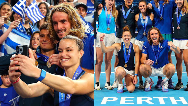 Stefanos Tsitsipas en Maria Sakkari zullen opnieuw hun krachten bundelen voor Griekenland.