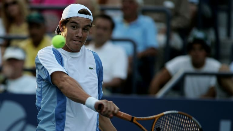 Richard Gasquet, 19 ani, la US Open din 2005.