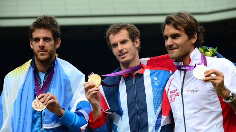 Murray s-a dovedit un adversar formidabil pentru cei mari cu care s-a confruntat în mod regulat: 11-14 împotriva lui Roger Federer (pe care l-a învins pentru prima sa medalie de aur olimpică, în 2012); 7-3 împotriva Juan Martin del Potro; 7-17 vs Rafael Nadal; 11-25 contra Novak Djokovic.