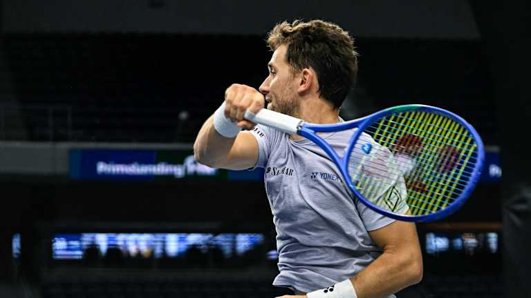 Ruud reisde naar de VS na het winnen van twee wedstrijden voor Noorwegen in een hartverscheurend Davis Cup -verlies thuis in Argentinië.