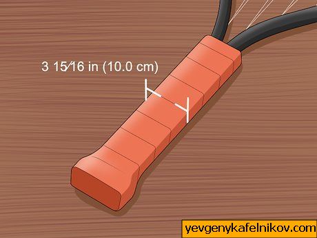 Pilt pealkirjaga Racquetball Racquet valige 7. samm