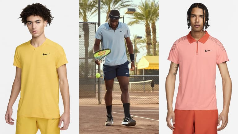 Frances Tiafoe (centro) é Nike's highest-ranked American representative heading into Roland Garros.