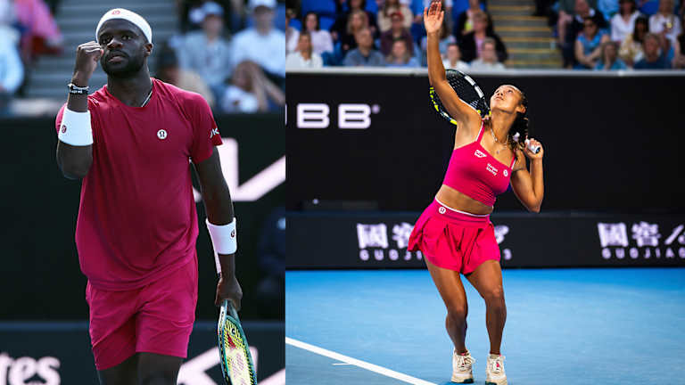 Frances Tiafoe și Leylah Fernandez în Lululemon