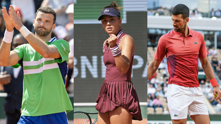 Grigor Dimitrov, Jaqueline Cristian, Novak Djokovic la Lacoste