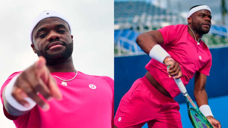 Frances Tiafoe devient Lululemon's second global ambassador in tennis after Leylah Fernandez.
