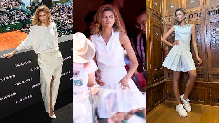 Zendaya draagt Brunello Cucinelli en custom On in Monte Carlo.