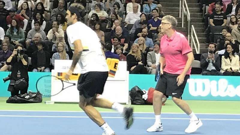 Je vais faire la course ! - Federer s'associe à Bill Gates pour une œuvre caritative