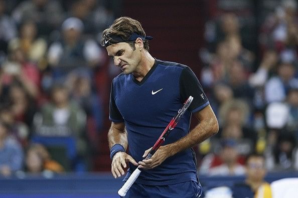 Roger Federer drabbas av chocknederlag på Shanghai Masters