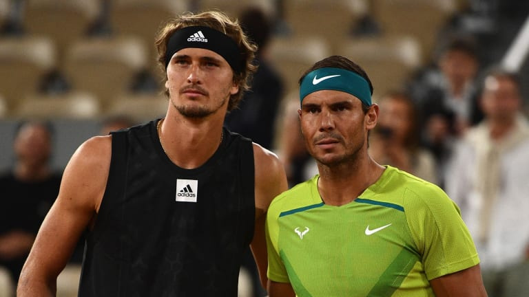 Paraíso de Nadal e Zverev't played since their 2022 Roland Garros semifinal, which ended when the German suffered a gruesome ankle injury.